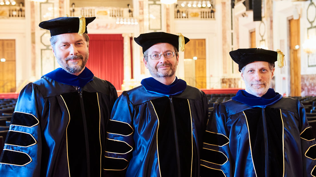 Vienna campus leadership, Webster University in Vienna commencement 2022