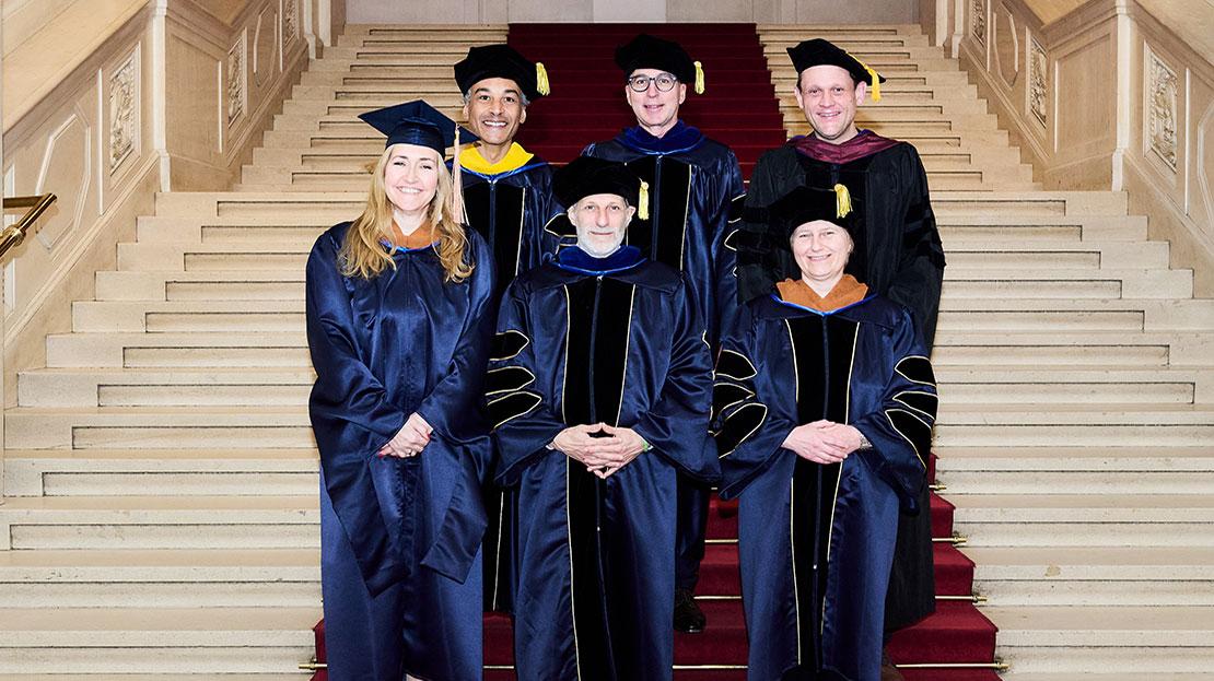 Vienna campus leadership, Webster University in Vienna commencement 2025