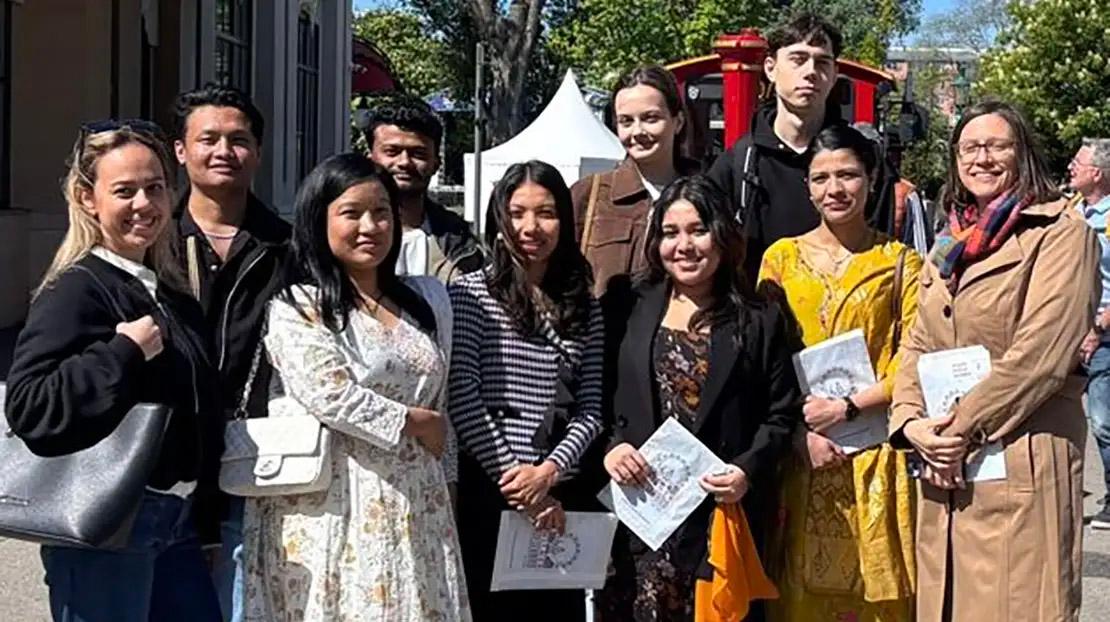 Vienna English program field trip group