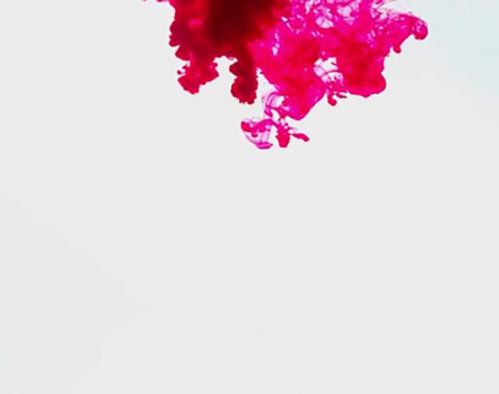 Photo of a splotch of pink paint