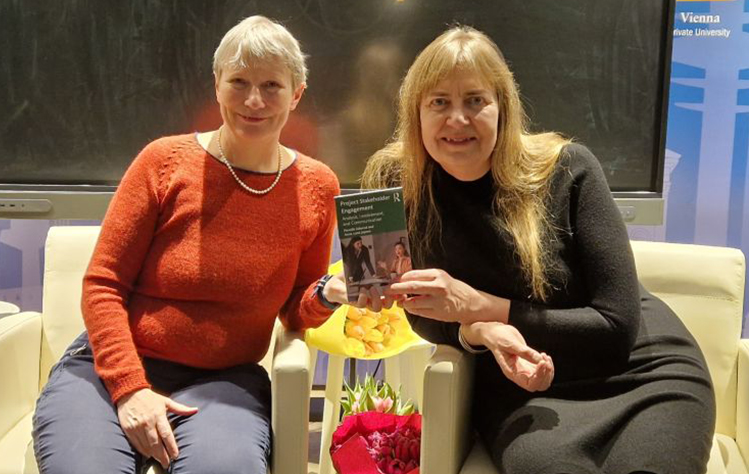 Pernille Eskerod and Anna Lund Jepsen at book launch